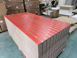 1220*2440 מ "מ * 18 מ" מ mdf מלמין uv לוחות דקורטיביים להציג לוחות קיר - Product Image 4