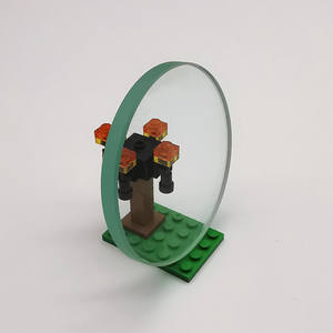 Su misura Ultra più spessa dimensione più piccola 4mm 5mm 6mm 8mm 10mm 12mm 15mm rotonde <span class=keywords><strong>lastre</strong></span> di <span class=keywords><strong>vetro</strong></span> termico temperato circolare - Product Image 4