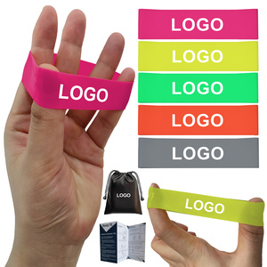 Bande de résistance fluorescente en latex pour étirement des orteils et des doigts, pour la rééducation des membres et l'entraînement de la force des doigts et des orteils, personnalisable - Product Image 1