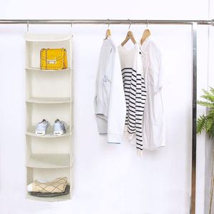 Organizador de Armario Colgante Multiusos Personalizado de la Mejor Calidad, Resistente al Polvo, Plegable, de 6 Estantes con 3 Cajones - Product Image 5
