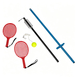 JH Ensemble de jeu de tennis portable <span class=keywords><strong>Swingball</strong></span> pour enfants et famille, pour l'extérieur, avec poteau métallique stable, vente en gros - Product Image 1