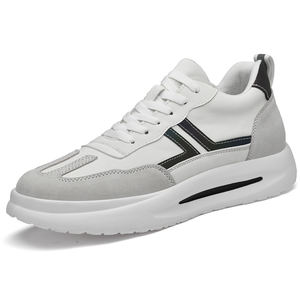 Nouvelles chaussures rehaussantes pour hommes, baskets de sport décontractées blanches respirantes, chaussures de mode pour hommes avec augmentation invisible de la taille - Product Image 6