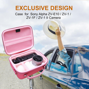 Tùy chỉnh du lịch mang túi lưu trữ cứng Máy ảnh EVA trường hợp đối với Sony Alpha ZV-E10 / ZV-1 / ZV-1F / ZV-1 II vlog máy ảnh - Product Image 4