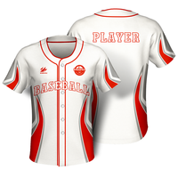 Uniformes de baseball respirants sur mesure, grande taille - 100% polyester, unisexe