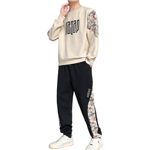 Completi da <span class=keywords><strong>Uomo</strong></span> Giovanile in Tessuto Pesante Traspirante Elasticizzato in Quattro Direzioni, Eco-Friendly, con Ricamo alla Moda per Studenti - Vendita all'Ingrosso - Product Image 2