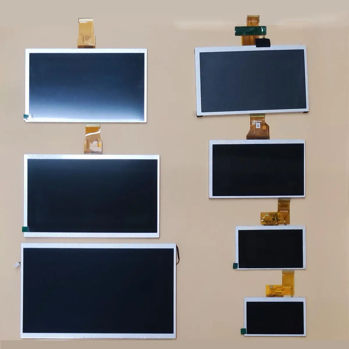 Özel endüstriyel RGB ekran Panel 3.5 4.3 5 7 8 9 10.1 11.6 dokunmatik ekran ile 12.1 inç su geçirmez kapasitif TFT LCD modülleri