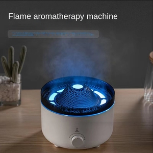 Máy tính để bàn đầy màu sắc ngọn lửa 250ml siêu âm Tinh dầu khuếch tán, Dung Nham hương liệu Máy tạo độ ẩm không khí điện nhà chúng tôi - Product Image 3