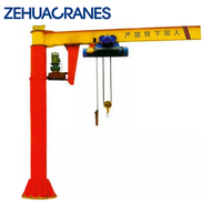 Grue à flèche montée sur colonne ZB-A robuste de 5 tonnes pour atelier de structure métallique