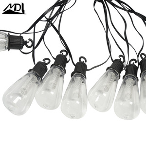 Weihnachts girlande Innen-/Außen garten Patio Retro ST38 Edison LED-Glühbirne Lichterketten IP65 Holiday Home Festival Lichterketten - Product Image 2
