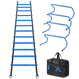 Kit d'entraînement de vitesse et d'agilité avec cônes et échelle pour le football, accessoires de sport et équipement de fitness - Product Image 4