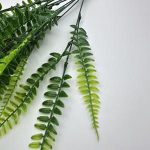 工厂人造波斯叶植物绿色户外植物花束草花园盆万圣节装饰品 - Product Image 3