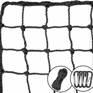 <span class=keywords><strong>Red</strong></span> <span class=keywords><strong>de</strong></span> Retención <span class=keywords><strong>de</strong></span> Balones <span class=keywords><strong>de</strong></span> Polipropileno <span class=keywords><strong>de</strong></span> Alta Resistencia a la Intemperie - Malla Cuadrada Anudada <span class=keywords><strong>de</strong></span> 3 mm, 100x100 mm - Product Image 4