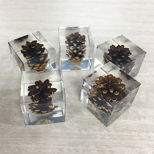 Khối giấy ép giá rẻ làm thủ công, tranh nghệ thuật tùy chỉnh, thủ công bằng khối acrylic trong suốt, đồ thủ công bằng nhựa acrylic, vật nặng bằng pha lê acrylic - Product Image 4