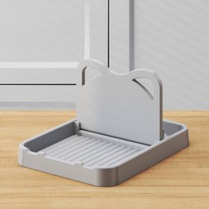 Égouttoir multifonctionnel pour couvercles de casseroles, support de rangement en plastique, égouttoir à planche à découper rectangulaire pour comptoir de cuisine - Product Image 3