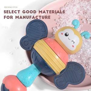 <span class=keywords><strong>Hochet</strong></span> musical éducatif pour bébé en forme d'abeille, en plastique écologique, <span class=keywords><strong>lumineux</strong></span> et sonore, pour le développement, à agiter à la main - Product Image 5