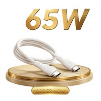 Câble de charge rapide XF-622CC Type C vers C 65W 5A 1M pour téléphones mobiles, ordinateurs, tablettes, montres intelligentes, conducteur en cuivre pur, silicone