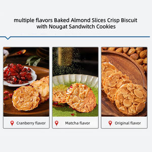 Galleta horneada <span class=keywords><strong>de</strong></span> <span class=keywords><strong>almendra</strong></span> con nuez <span class=keywords><strong>de</strong></span> turrón Matcha <span class=keywords><strong>Galletas</strong></span> crujientes Sabor dulce Bolsa <span class=keywords><strong>de</strong></span> aperitivos chinos Embalaje al por mayor - Product Image 2