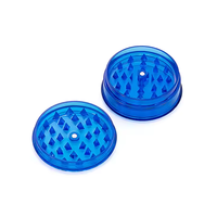 Vente en gros de moulins à herbes en plastique de haute qualité, 3 pièces, avec logo personnalisé gratuit, 40 mm, 60 mm, moins cher