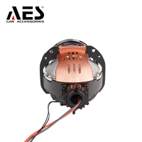 2.5 "tricolore TURBO-SE Biled moto phare trois couleurs 55W universel voiture lumière projecteur bleu lentille 6000K/4300K/3000K