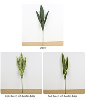 Feuilles de serpent artificielles en gros, matières premières pour fleurs artificielles, articles décoratifs pour la décoration de la maison et du jardin