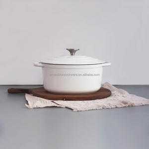 Casserole en fonte émaillée à la truffe blanche - Product Image 5
