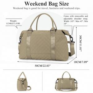 Puffy Travel Duffle <b>Bag</b> for Women Weekender <b>Overnight</b> <b>Bag</b> with Gym with Wet Pocket for Labor and Delivery - Product Image 6