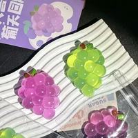 Juguete Antiestrés RXS con Forma de Uva, Juguete Sensorial Kawaii de TPE de Ascenso Lento, Unisex, para Aliviar la Ansiedad, Venta al Por Mayor