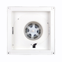 Ventilateur d'extraction portable LED pour plafond de cuisine, à roulement à billes en plastique, OEM ODM