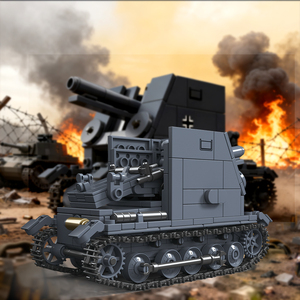 Modellino in Scala 1/35 del Carro Armato Autopropulso Tedesco Sturmpanzer I Bison della Seconda Guerra Mondiale, Gioco di Guerra in Miniatura - Product Image 4
