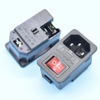 Connecteur d'adaptateur de chargeur industriel AC-01A avec prise de fusible de commutateur de prise femelle