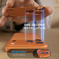 Protection d'objectif d'appareil photo 3D en verre trempé double couleur AR Armor 17 Pro Pro Max, anti-rayures, haute définition pour iPhone
