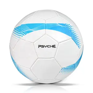Balón de fútbol profesional PSYCHE, balón de fútbol cosido a máquina, tamaño personalizado 5, balón de fútbol de PVC