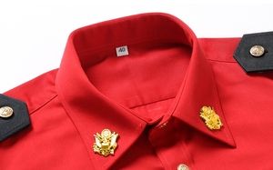 <strong>Security</strong> Uniforms <strong>Red</strong> Shirt Suit <strong>Security</strong> Workwear Suit Men <strong>Security</strong> Concierge Suit - Product Image 3