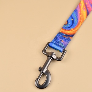 MIDEPET Luxuriöse Modische Verstellbare Hundeleinen mit Bändern Maßgefertigtes Blumenmuster Legierung Polyester für Kleine Hunde Geringe Mindestbestellmenge Akzeptiert - Product Image 3