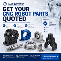 Pièces de robot CNC personnalisées, fraisage et tournage 5 axes, usinage de précision, prototype à production en série, usine OEM