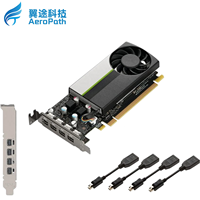 Tarjeta Gráfica Profesional Quadro T1000 GPU, Mini Display 3.0 X16 4GB 8GB GDDR6 PCI Express 1.4 X16 para Servidor