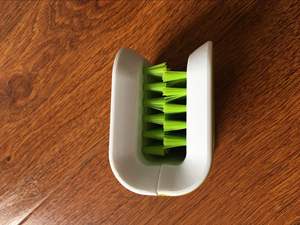 Gommage nettoyant <span class=keywords><strong>enlever</strong></span> petit Mini paille couteau en plastique cuillère fourchette plat cuisine vente en gros <span class=keywords><strong>brosse</strong></span> de nettoyage brosses épurateur - Product Image 3