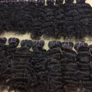 Cheveux Ondulés En Vrac Non Transformés <span class=keywords><strong>Temple</strong></span> Double Dessiné Vierge Vendeur De Cheveux Humains Naturalk En Gros Cheveux Bruts Tissage Extensions Indien Cru - Product Image 6