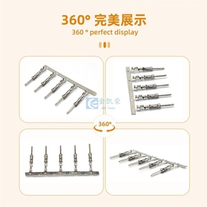 PCB nối phụ kiện 1-66098-8 điện liên hệ với dây cáp Uốn tín hiệu pin AMP loại III + thiết bị đầu cuối kết nối phụ kiện 66098 - Product Image 3