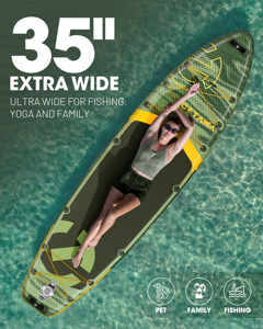 2026 New Arrival Sup Paddle Board 450lb Capacity Stand up Drop Stitch Material Tabla De With Accessories CT18/6 Eco-Friendly Mat - Product Image 2