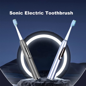 Cepillo de dientes eléctrico sónico para adultos personalizado oral Ipx7 recargable aceptado fábrica mejor <span class=keywords><strong>precio</strong></span> cepillo de dientes con pantalla - Product Image 1