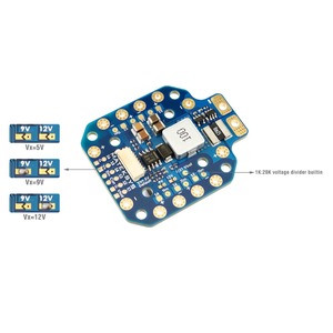 Mateksys PDB-HEX 12S 6 ~ 60V <span class=keywords><strong>DC</strong></span> đầu vào 5A điều chỉnh cho RC FPV bay không người lái - Product Image 4