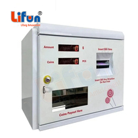 Distributeur de Monnaie Mural Compact pour Billets, Pièces et Jetons – Changeur de Monnaie pour Laverie, Machine à Monnaie de Comptoir