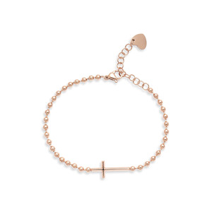 Bracciale con ciondolo a croce, più colori disponibili - Product Image 5