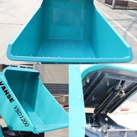 VANSE VSD1200 Multifunktion aler Bergbau & Landwirtschaft Mini Dumper Hydraulic Crawler Gummi ketten Schlamm Buggy Beton Dump Tracks