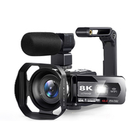 Kamera Video 8K DSLR Vlog Cam CMOS WiFi MicroSD Layar 3.0 Inci Kamera Digital untuk Perekaman YouTube