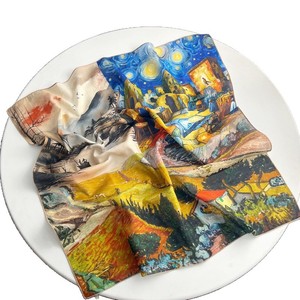 ผ้าพันคอไหม Nayue Silk Friends ผ้าไหมแท้ 100% ลายดอกไม้ ผ้าพันคอหรูหราสำหรับผู้หญิง เครื่องประดับแฟชั่น ฤดูใบไม้ผลิ 2026 - Product Image 5