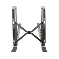 Support pour ordinateur portable réglable en hauteur en alliage d'aluminium léger avec support pliable 18x25.5x15.5cm