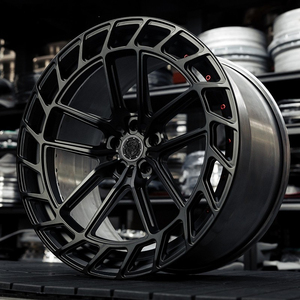 Jantes CF neuves, forgées sur mesure, haute performance, noir mat (concave), 25 mm, en alliage d'aluminium /Mercedes 5x114.3/120/130 15-26 5 - Product Image 1