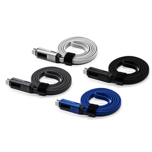 Cabos USB C Kabel Línea DE DATOS 3 en 1 <span class=keywords><strong>Cable</strong></span> de carga rápida magnético trenzado Cables LED Tipo C <span class=keywords><strong>Cable</strong></span> de carga rápida <span class=keywords><strong>para</strong></span> iPhone <span class=keywords><strong>Samsung</strong></span> - Product Image 6